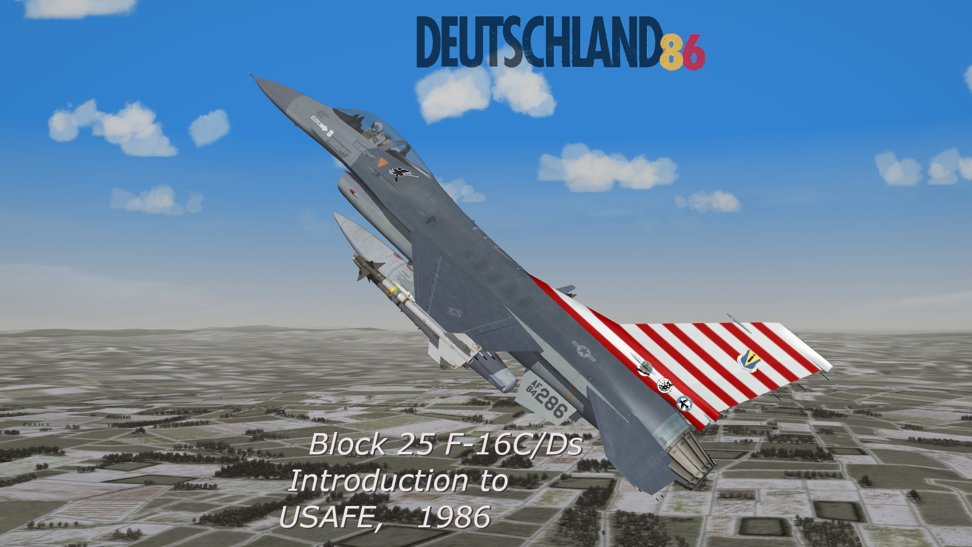 Deutschland 86: Block 25  F-16C/Ds Introduced to USAFE, 1986