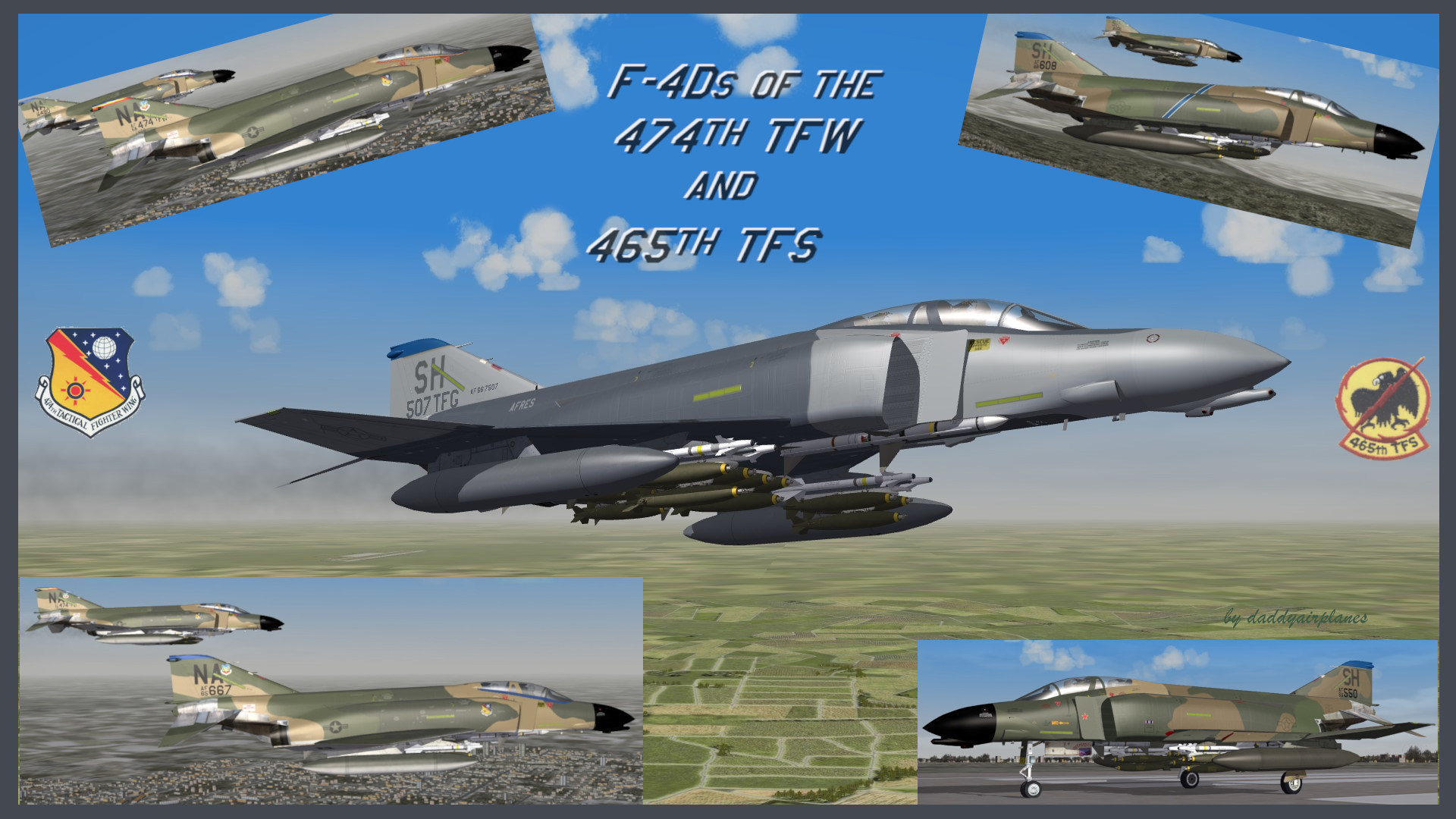 F-4Ds of the 474th TFW and 465th TFS