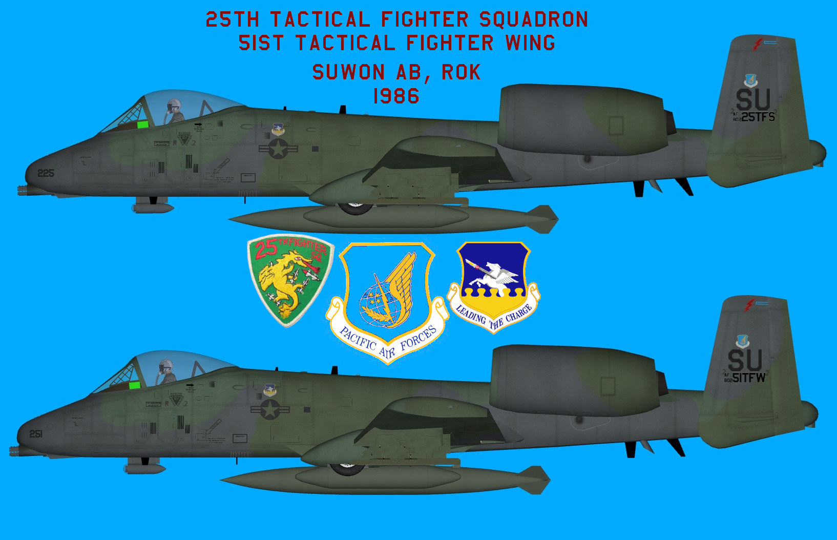 A-10A 25th TFS 1986