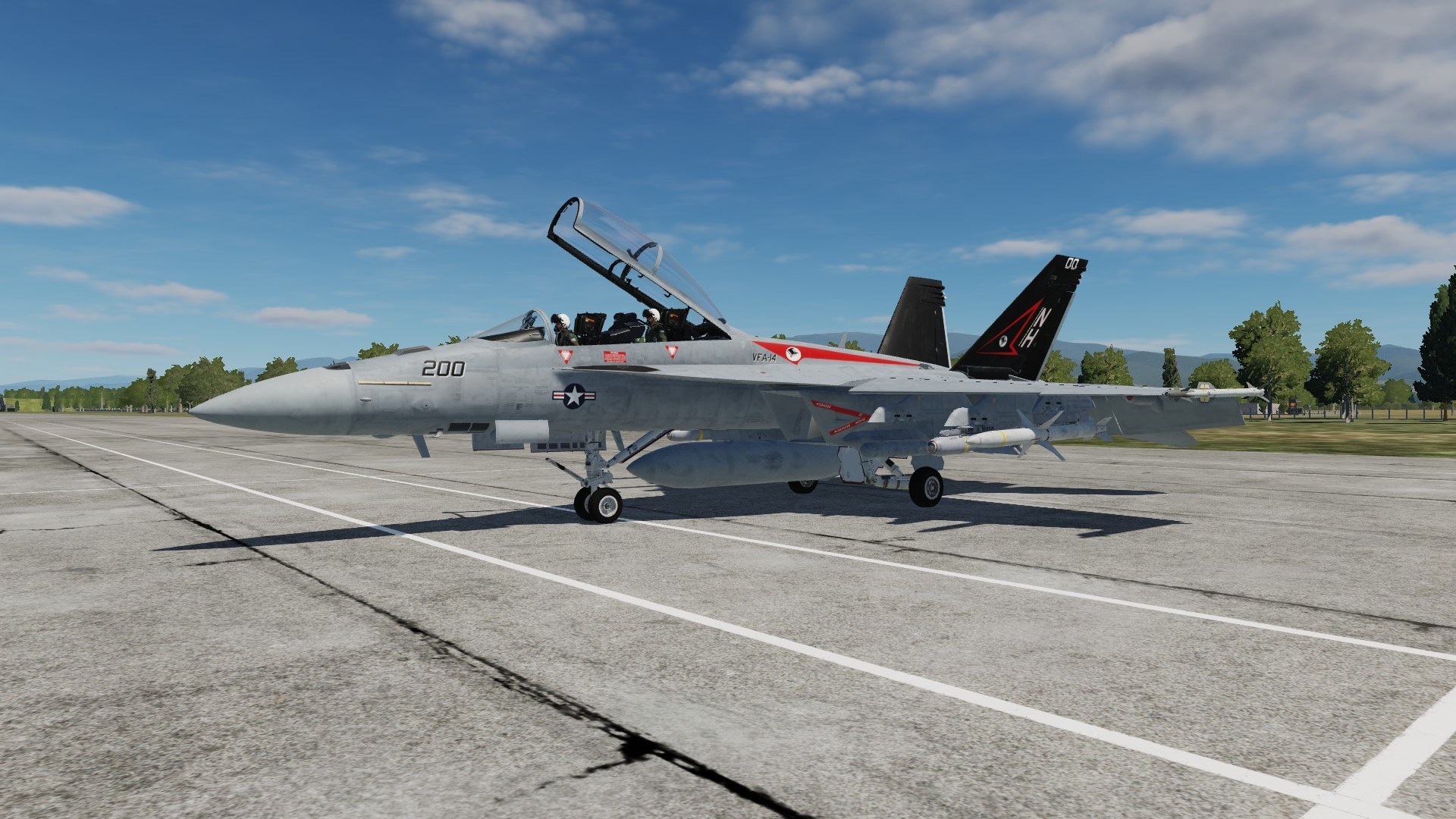 Fictional VFA-14 CAG F/A-18F livery