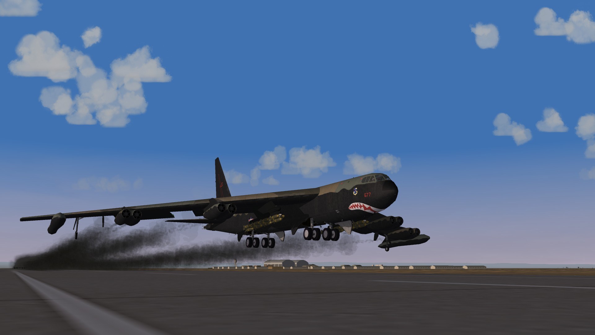 TW B-52D Skin Templates