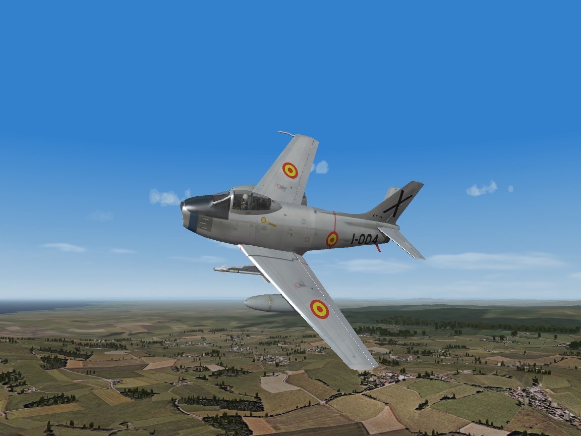 SF2 F-86F-40 Sabre, EDA (Spain) Skin Pack