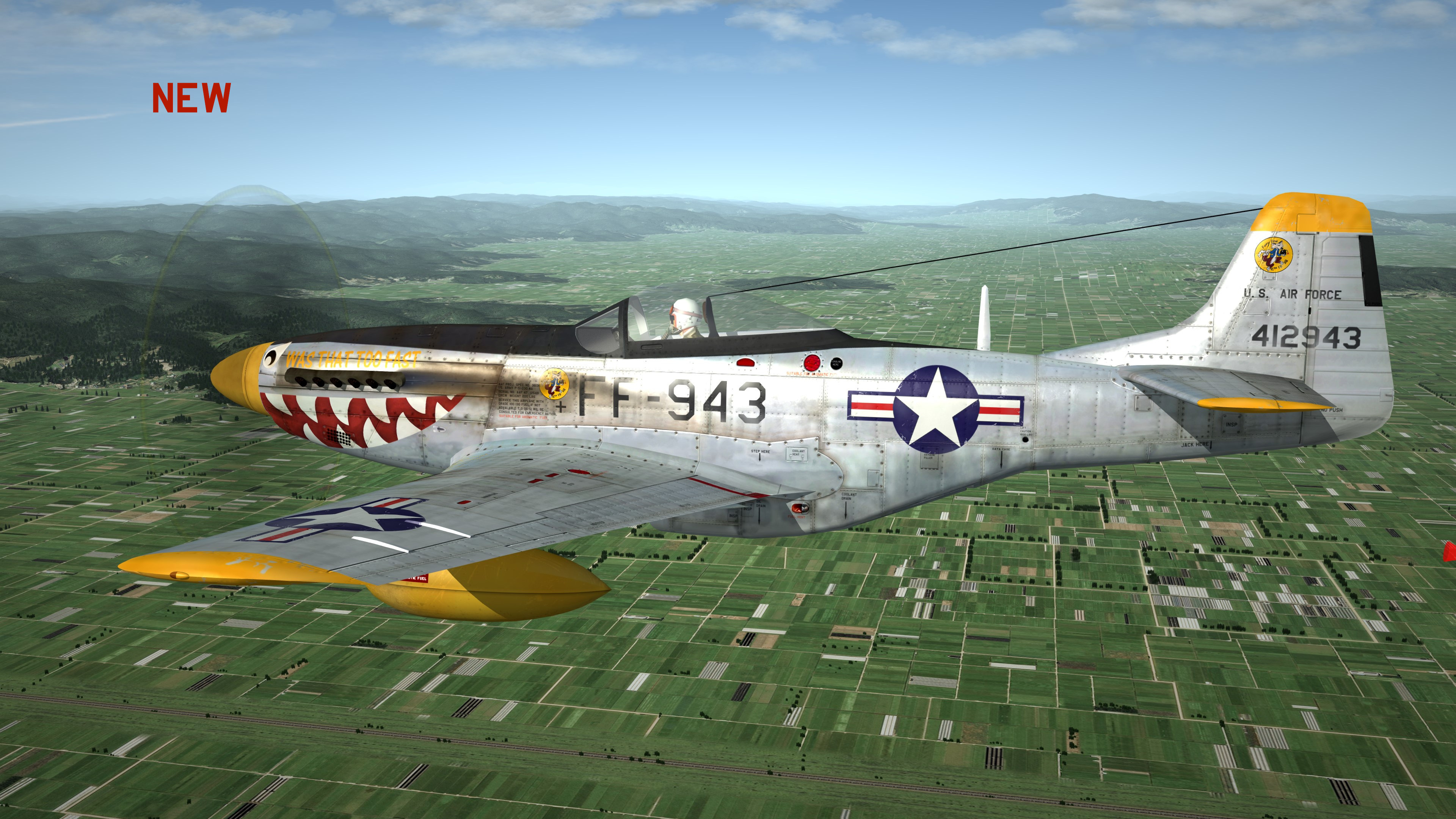 New skins Korean War in 4K for F-51D/K from FastCargo