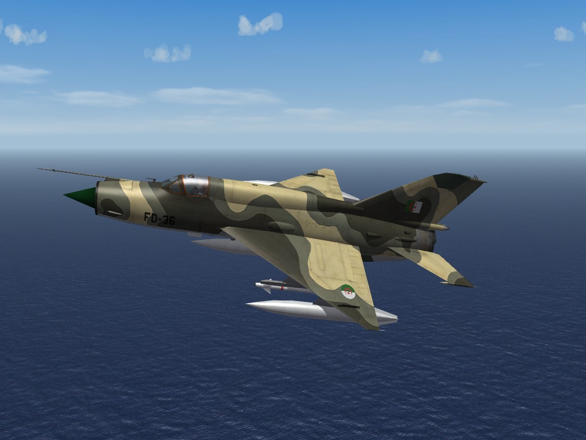 SF2 MiG-21MF "Fishbed-J" Algerian Air Force Skin Pack