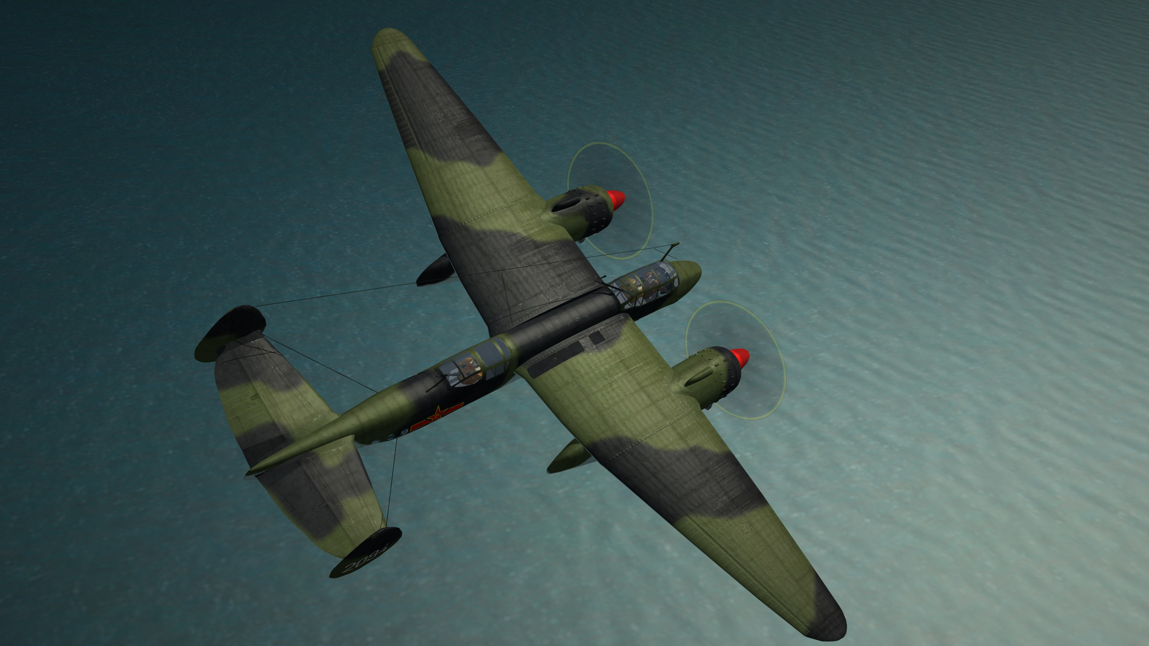 New skin in 4k for TU-2S "Bat" 3D model from Cocas