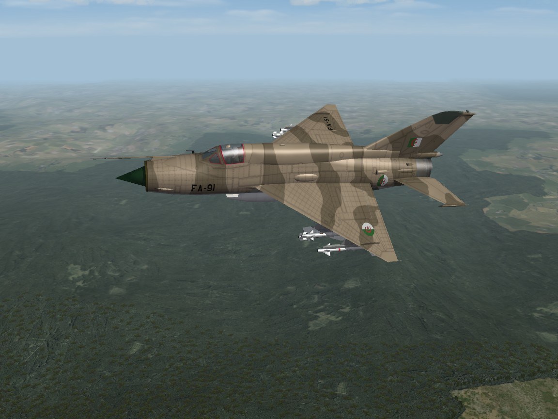 SF2 MiG-21bisB "Fishbed-N" Algerian Air Force Skin Pack