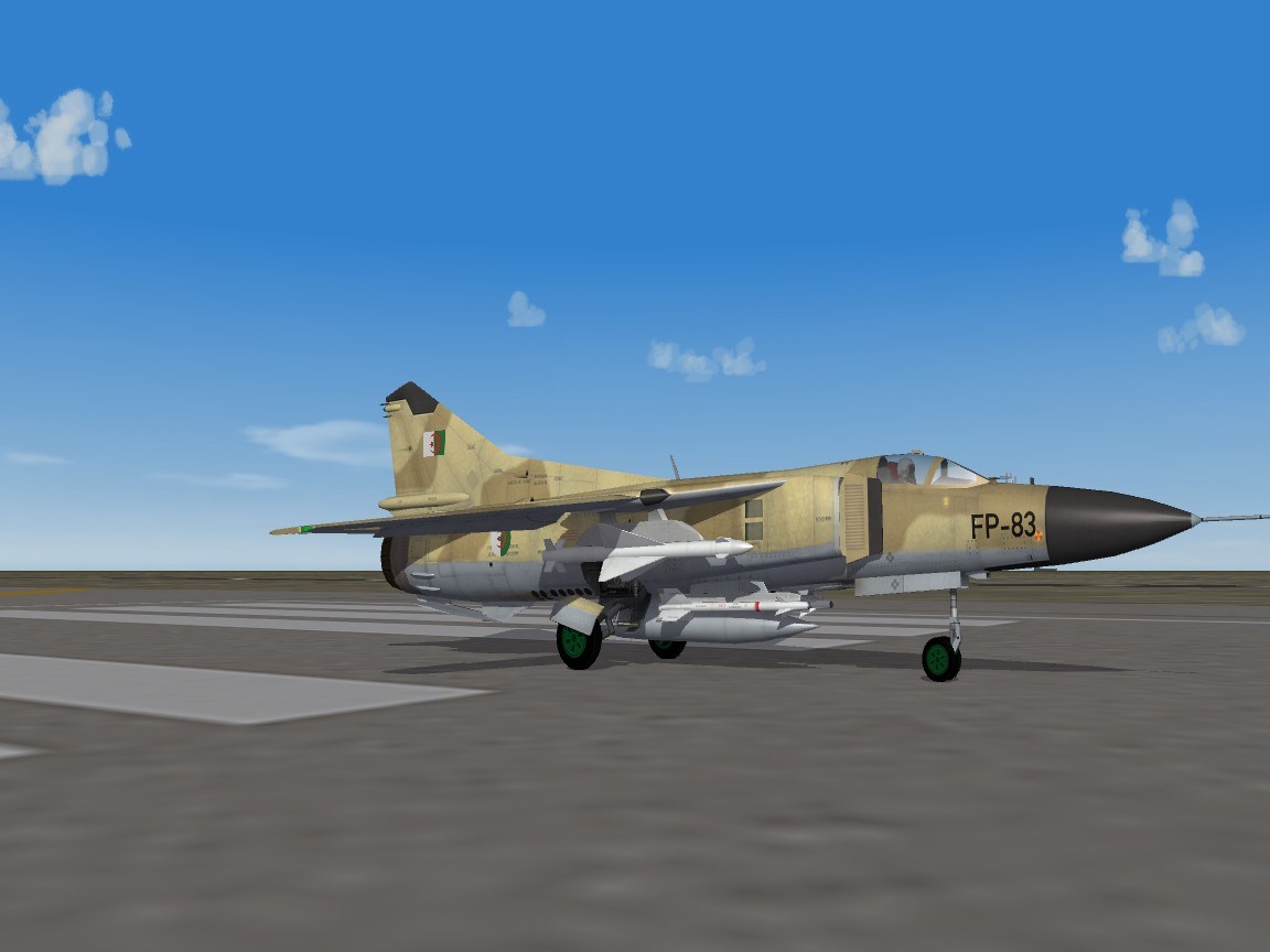SF2 MiG-23MF "Flogger-B" Algerian Air Force Skin Pack
