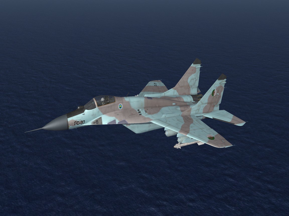 SF2 MiG-29C "Fulcrum-C" Algerian Air Force Skin Pack