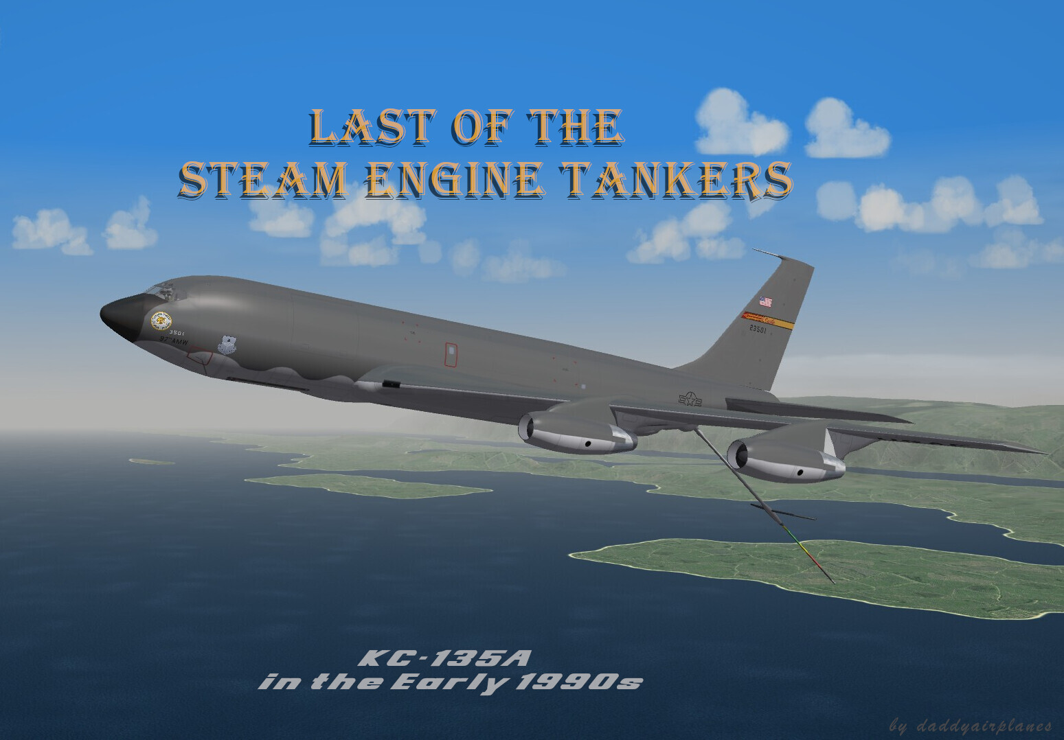 Last of the Steam Engine Tankers: KC-135As in the Early 90s