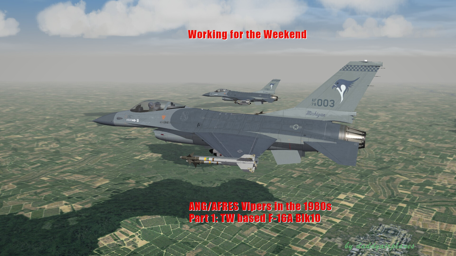 Working For the Weekend: ANG/AFRES Vipers in the 1980s Part 1: TW Based F-16A Blk10