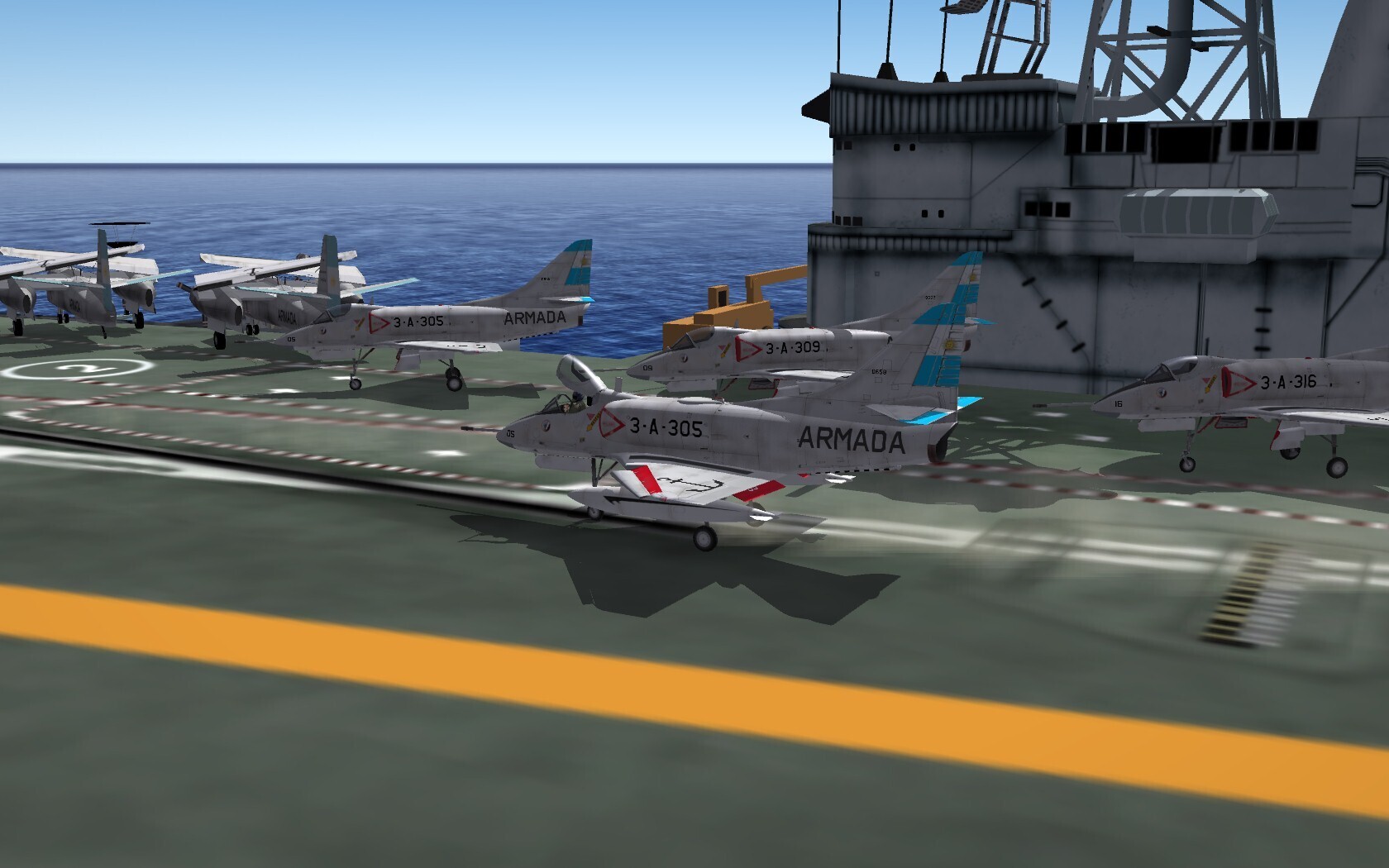 A-Q Skyhawk + ARA 25 de Mayo combo