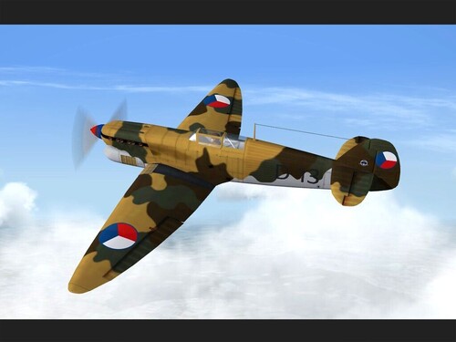 View the file Avia B-35 fighter plane