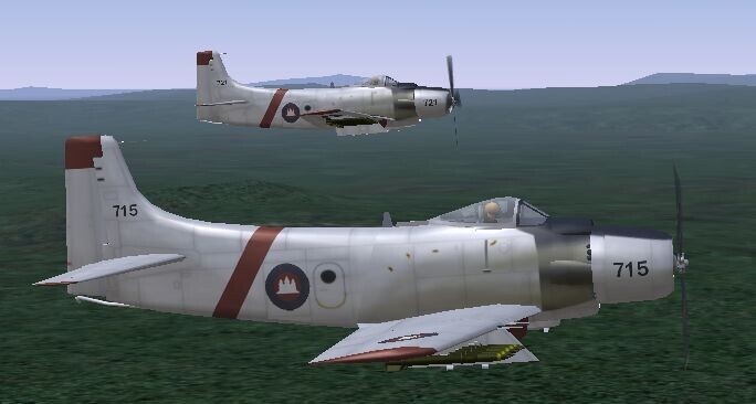 Cambodian Airforce Skyraider (MCz)