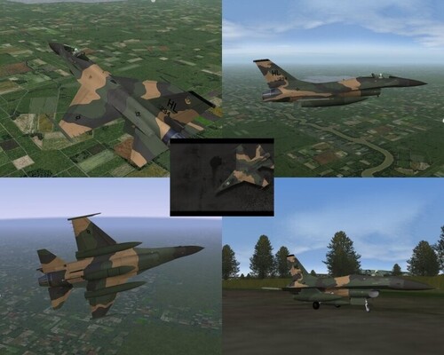 View the file F-16A SEA Jungle camoflage