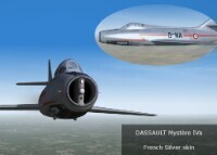 View the file DASSAULT MYSTERE IVa French silver skin