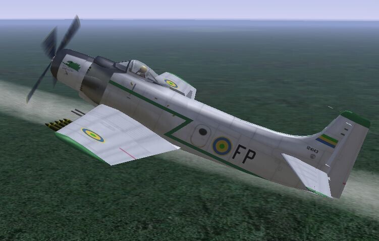 Gabon Group Airforce Skyraider (MCz)