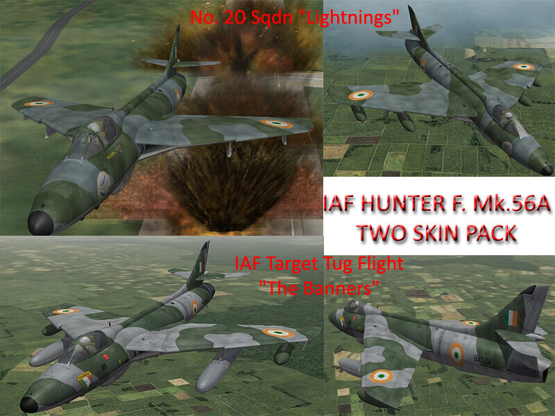 Indian Air Force Hunter F.Mk.56A skin pack