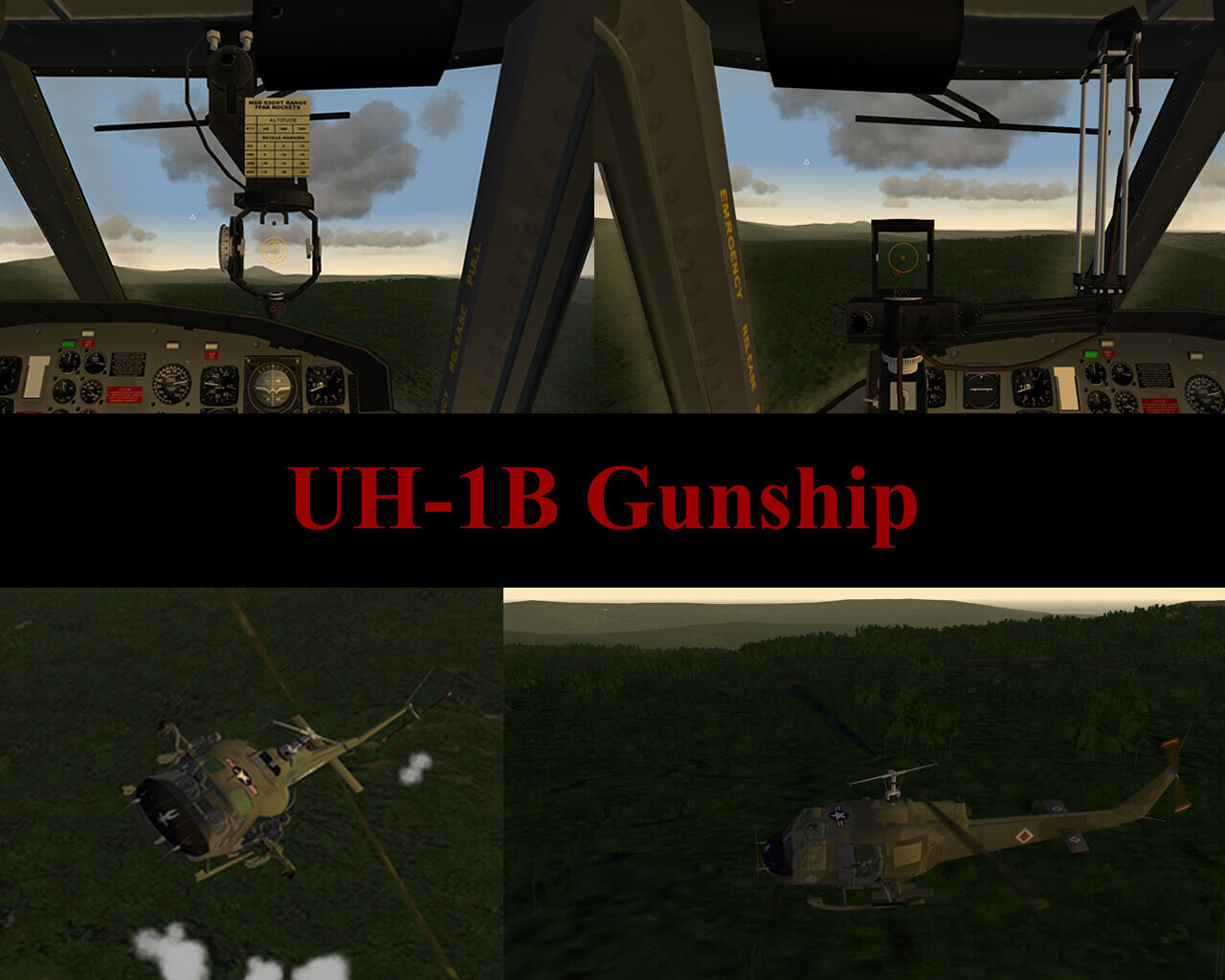 UH-1B Gunship Upgrade Pack