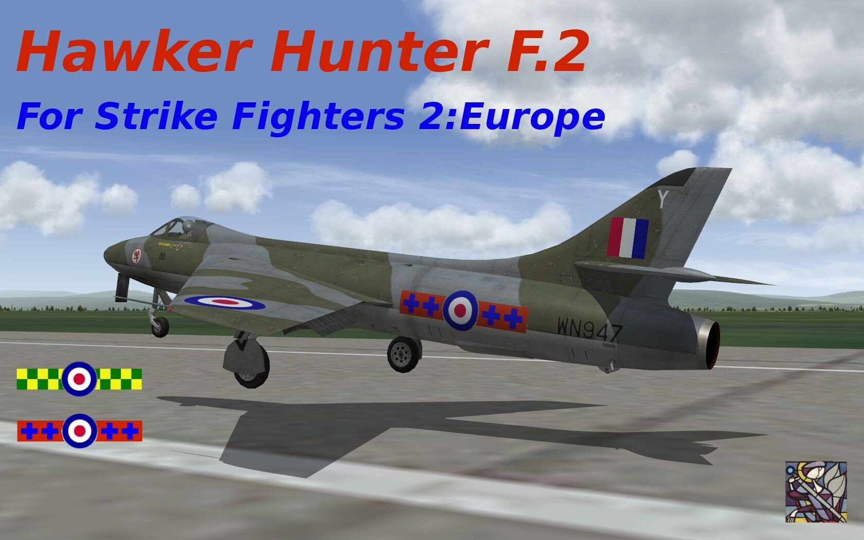 Hawker Hunter F.2 For SF2:Europe