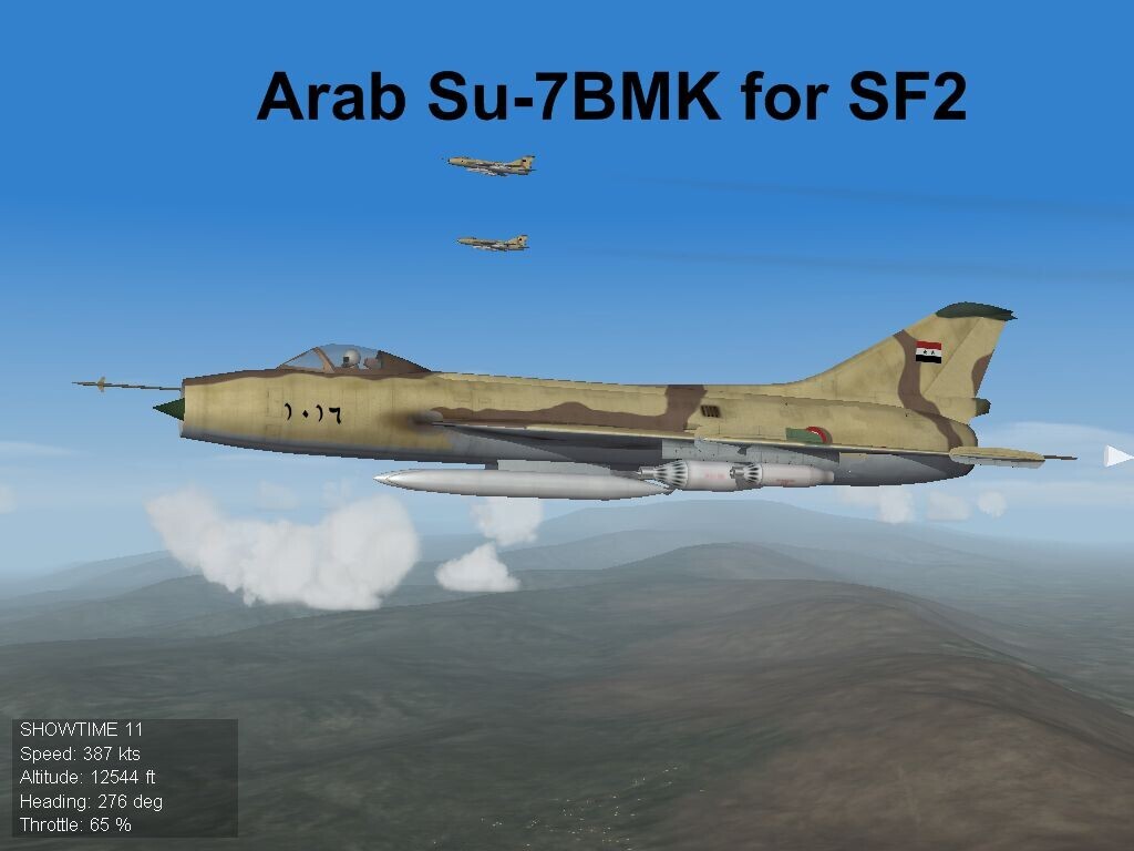 Arab Air Forces SU-7BMK Fitter-A  ver. 1.1  for SF2