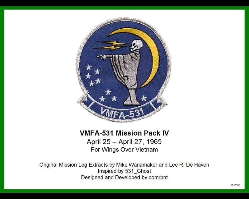 VMFA-531 Mission Pack IV (April 25-27, 1965) for WOV