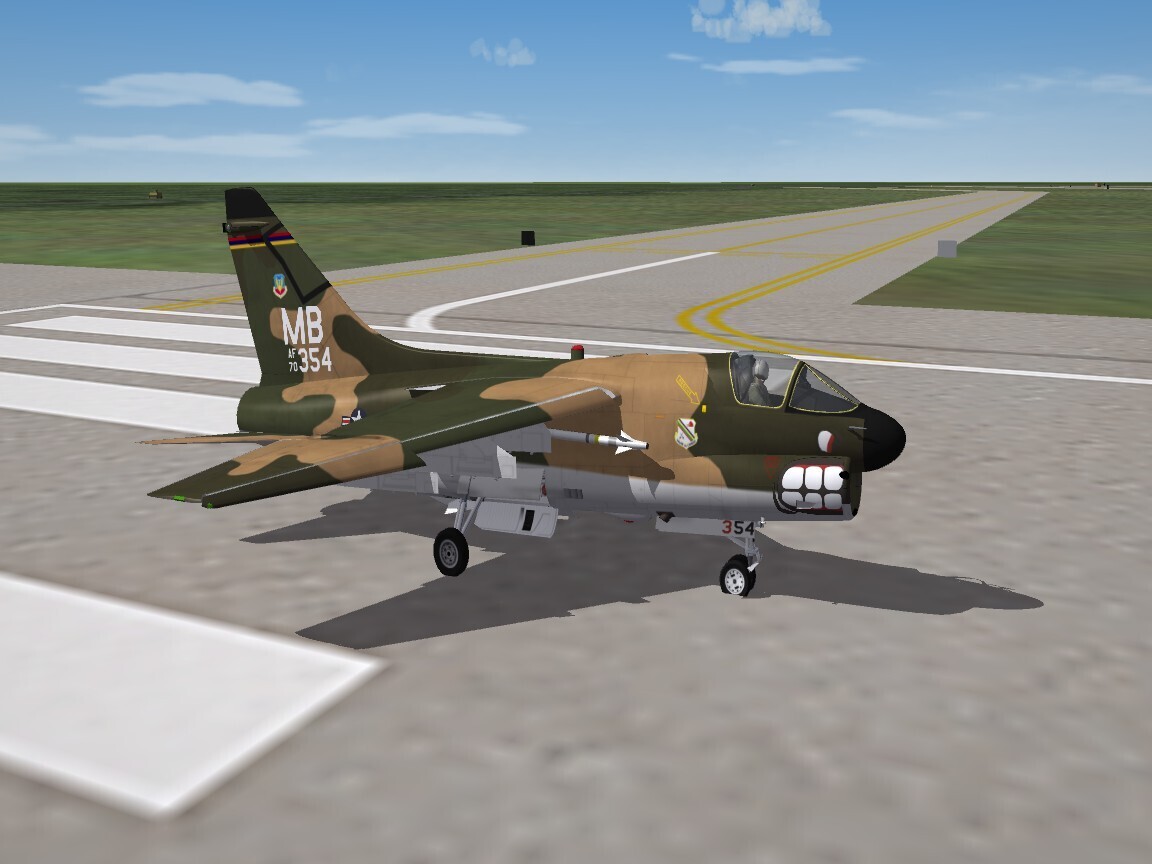 A-7D (TMF) 354TFW CO's Aircraft  MOLAR MARAUDER