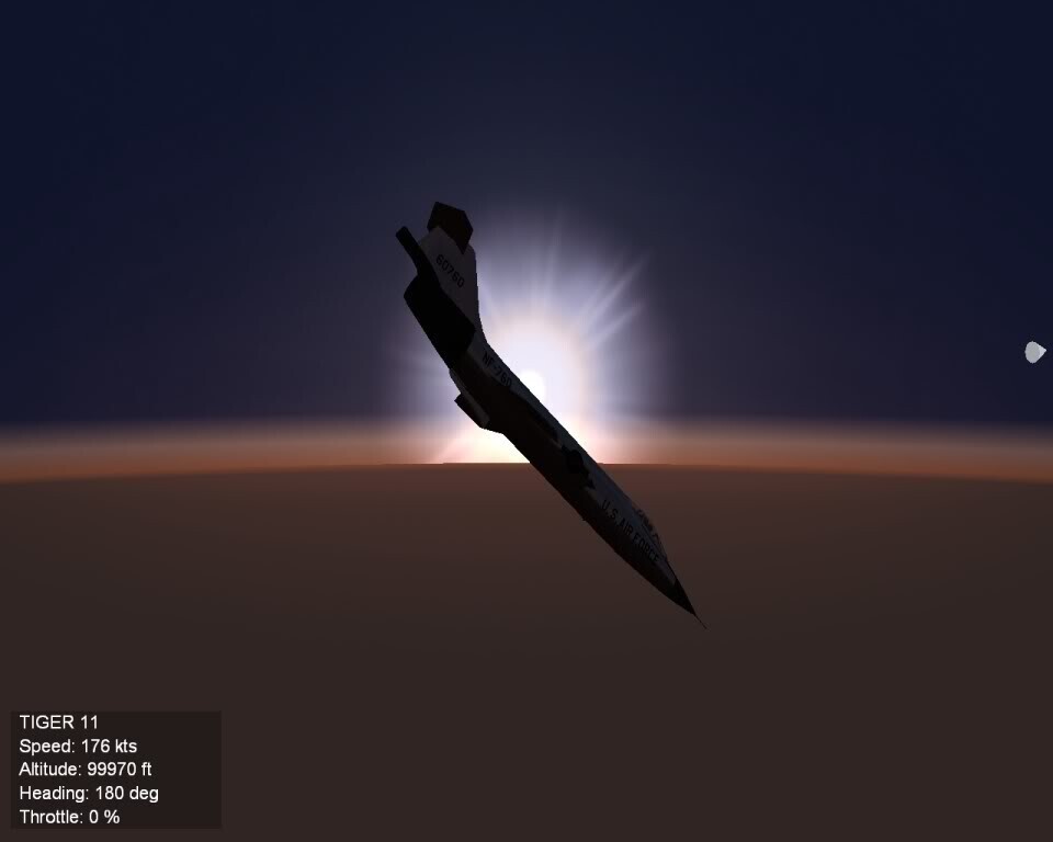 NF-104A High Altitude Research Flight (SFP1/SFG)