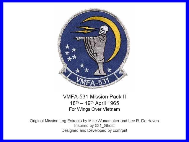 VMFA-531 Mission Pack II (18-19 April 1965) for WOV