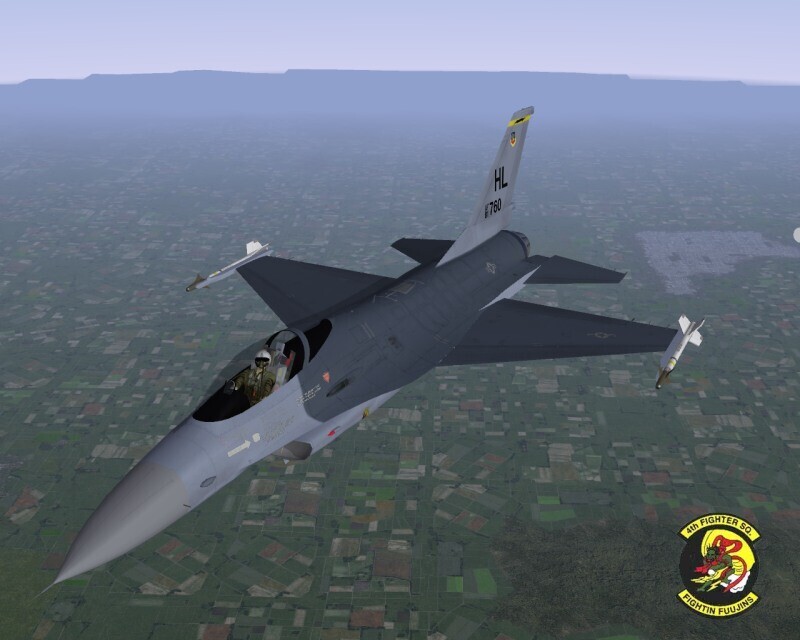 F-16A 4TFS 'Fightin Fuujins' 2
