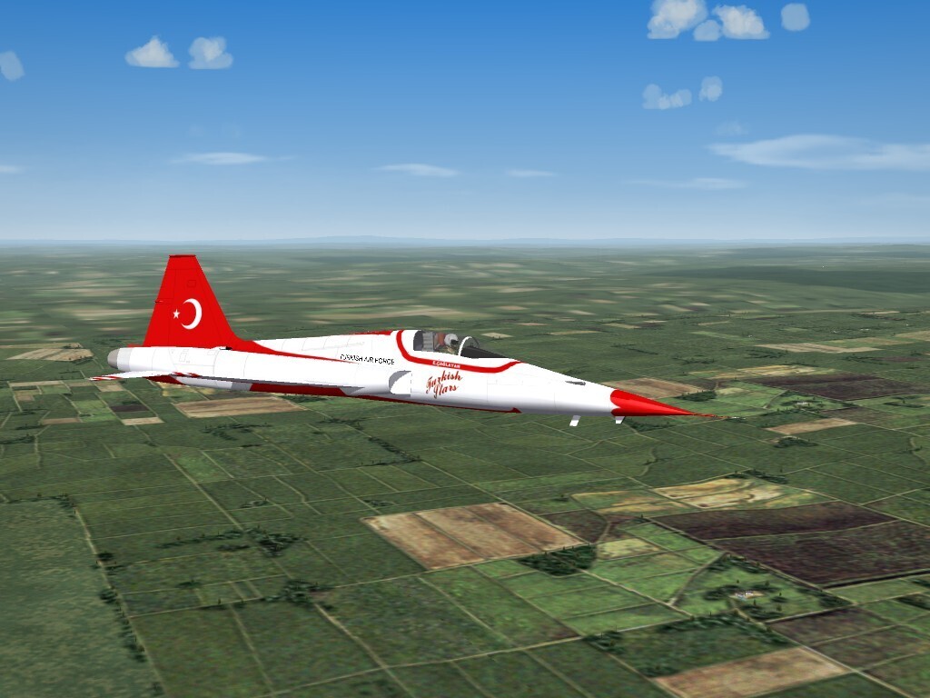 Turkish Star skin for F-5A