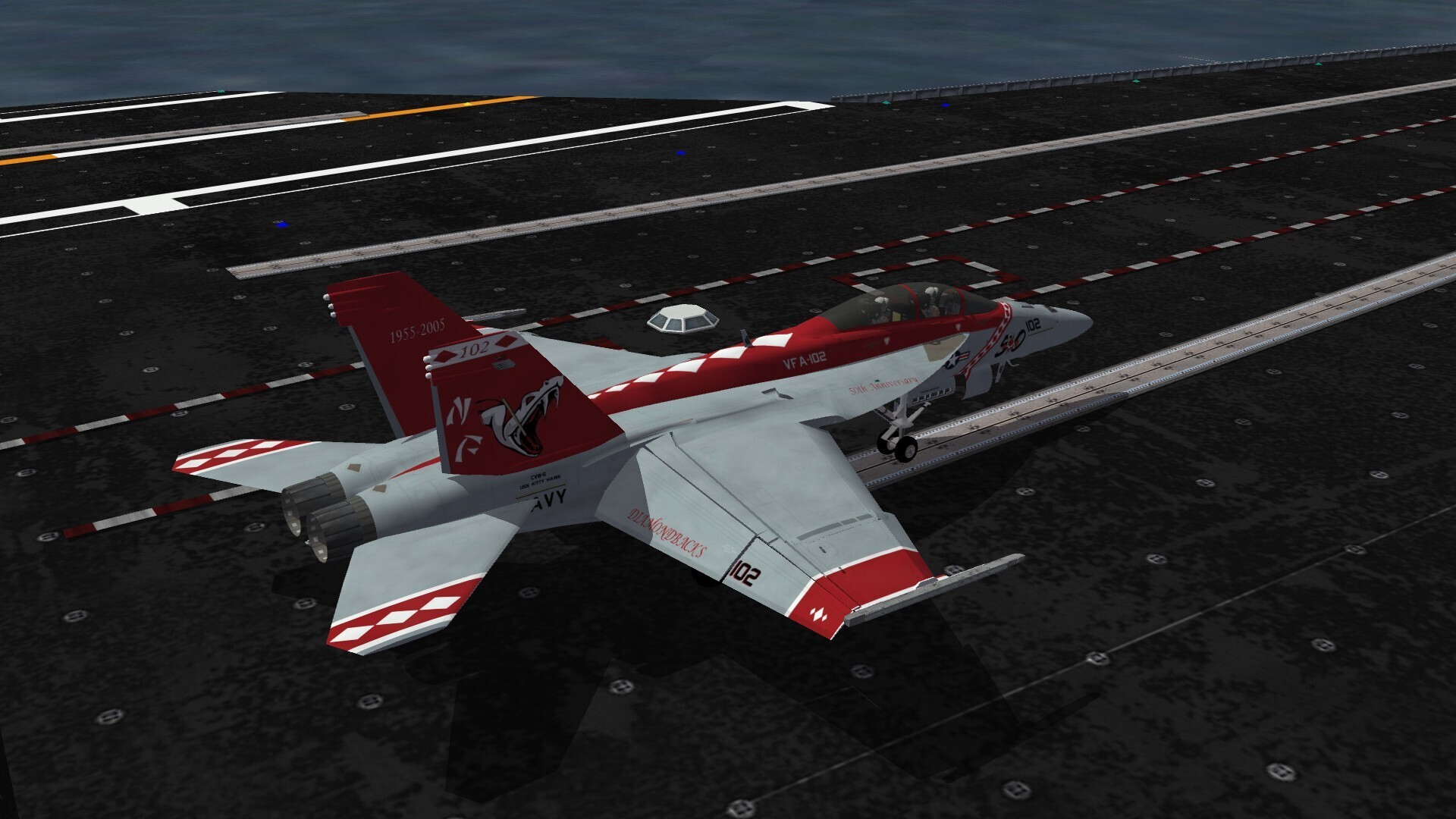 F/A-18F VFA-102 50th Anniversary Scheme