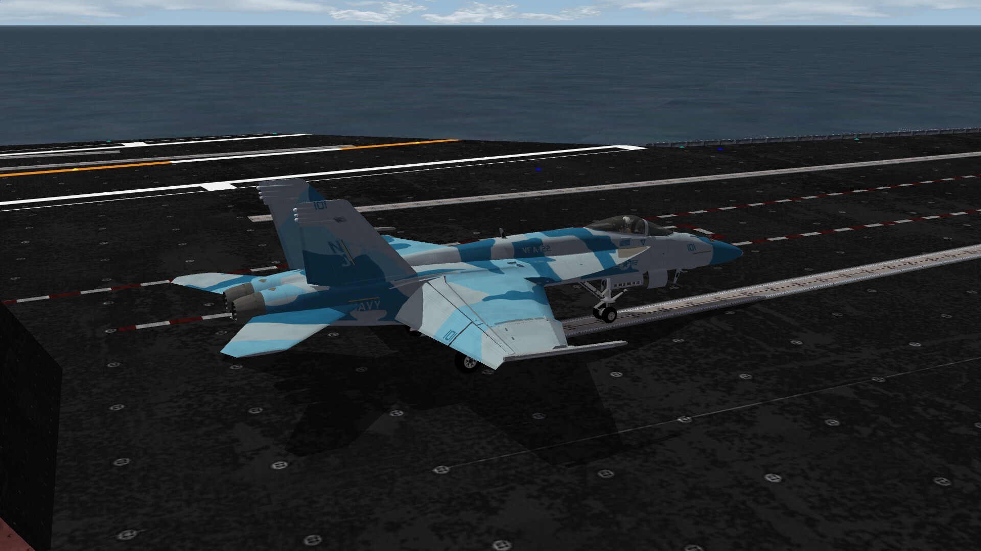 F/A-18E VFA-122 CO "Aggressor" scheme 2009