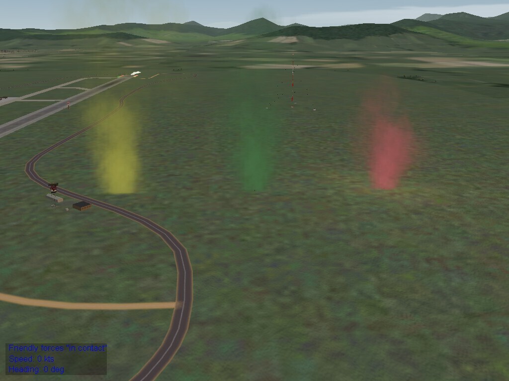 Marking smoke canisters (Red, Green, Yellow)