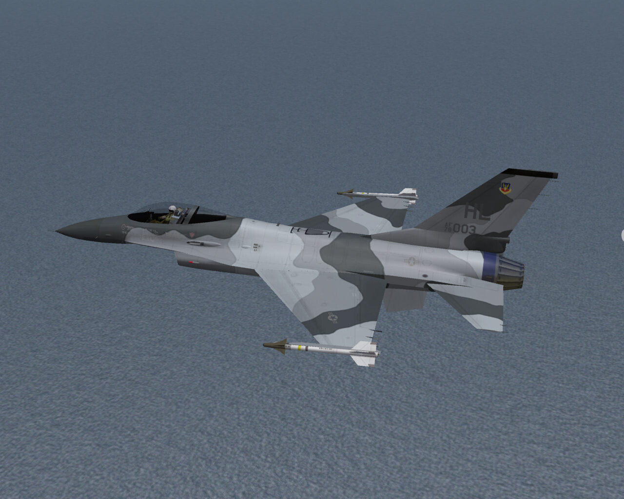 Templates for Mirage Factory F-16A model