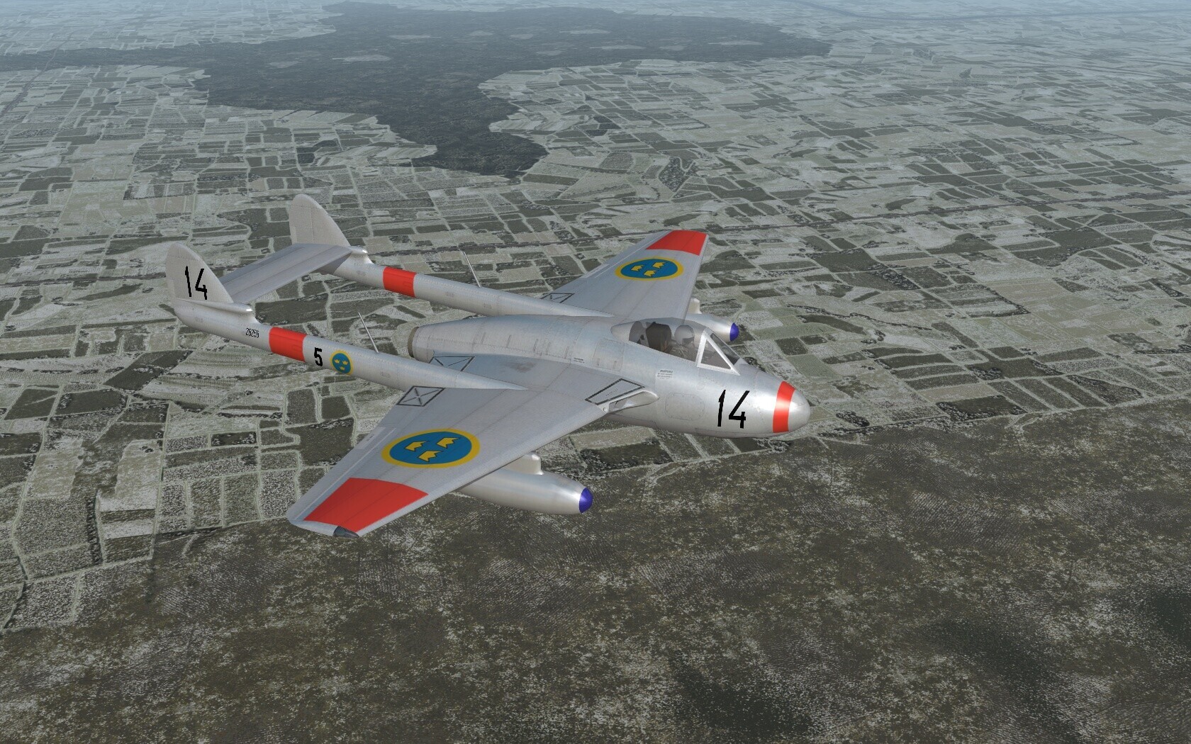 DH VAMPIRE FB.20 / J-28B