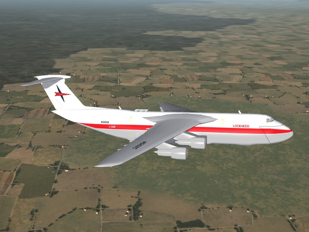 SF2 Lockheed L-500 Galaxy (C-5A) Civilian Skin