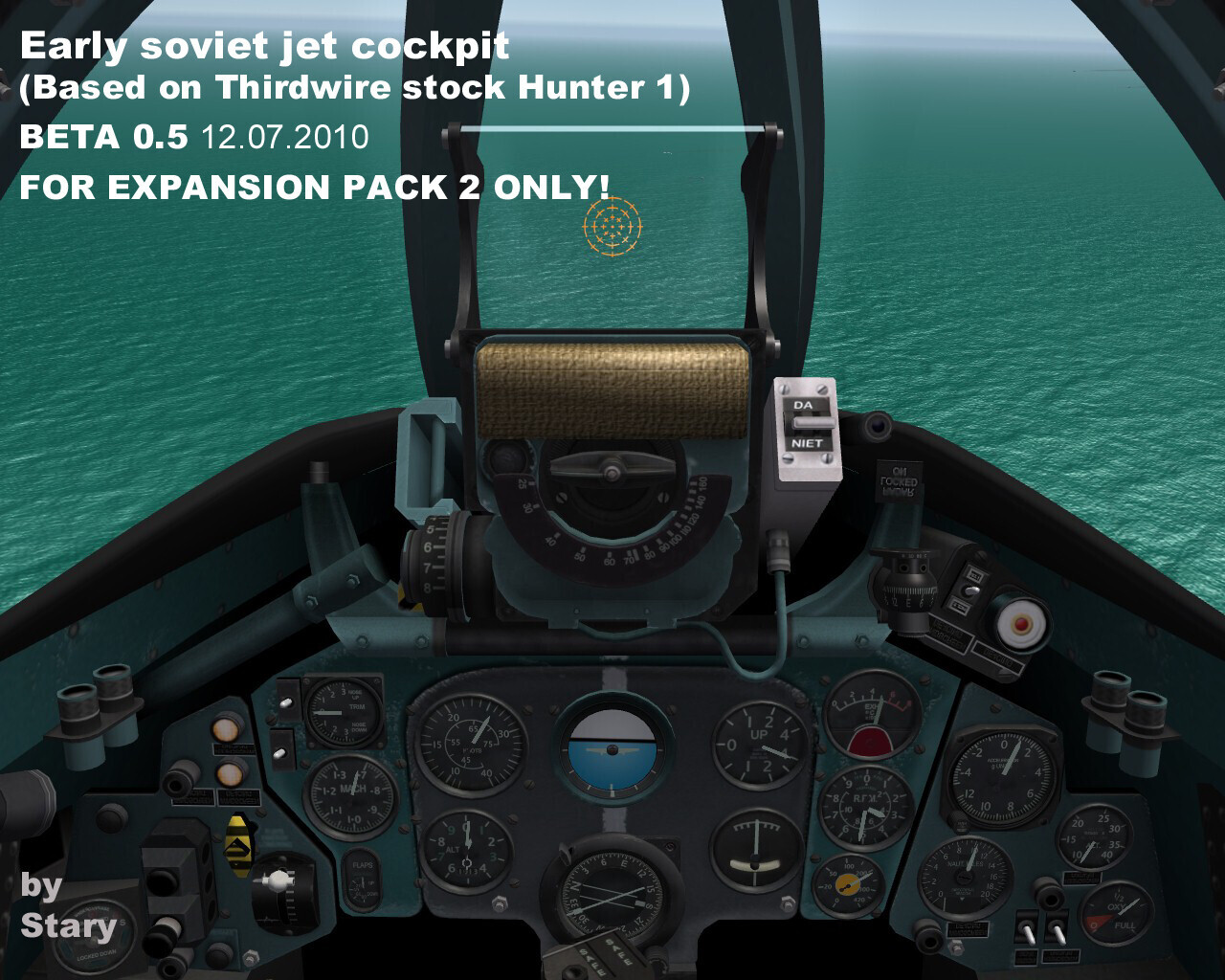 Early soviet jet cockpit (Hunter F.1 repaint)