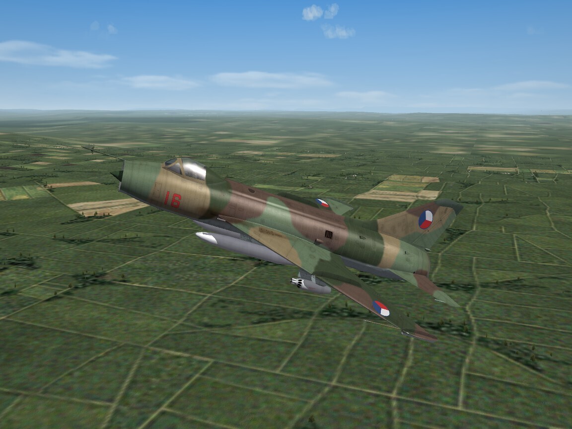 Czechoslovak Su-7BM camo