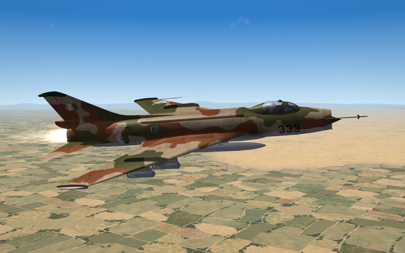 Su-7BMK QJJ (Algeria) Camo skin