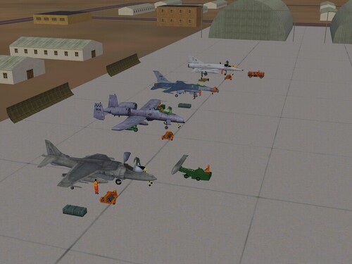 View the file Aircraft Weapon Loading Set & Parked Aircraft