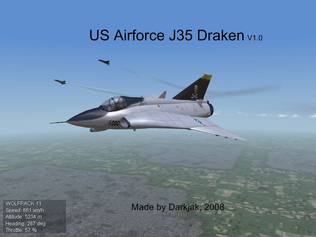 USAF "Jolly Rogers" Draken