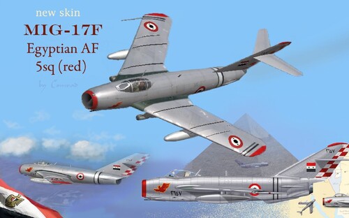 View the file Egyptian 5th sqd(red) MiG-17F_skin