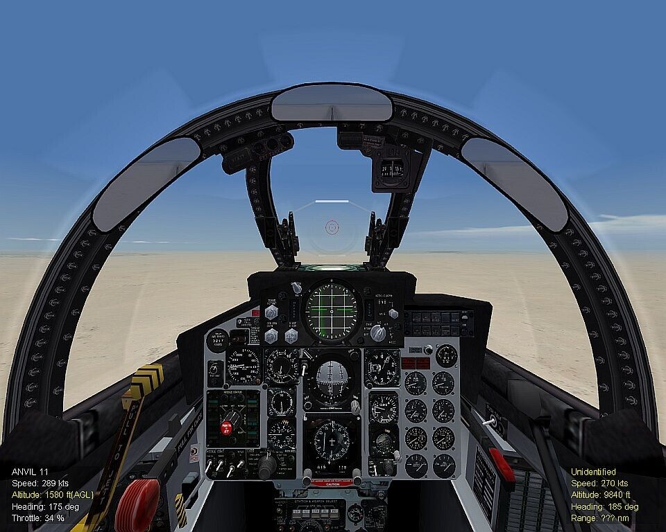 F-4D High-Resolution Cockpit