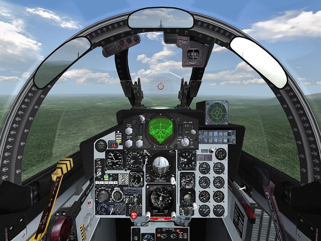 High Resolution F-4E Cockpit