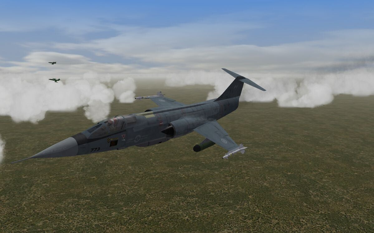 CF-104 Low viz skin v1.0 (Fictional) (3W)