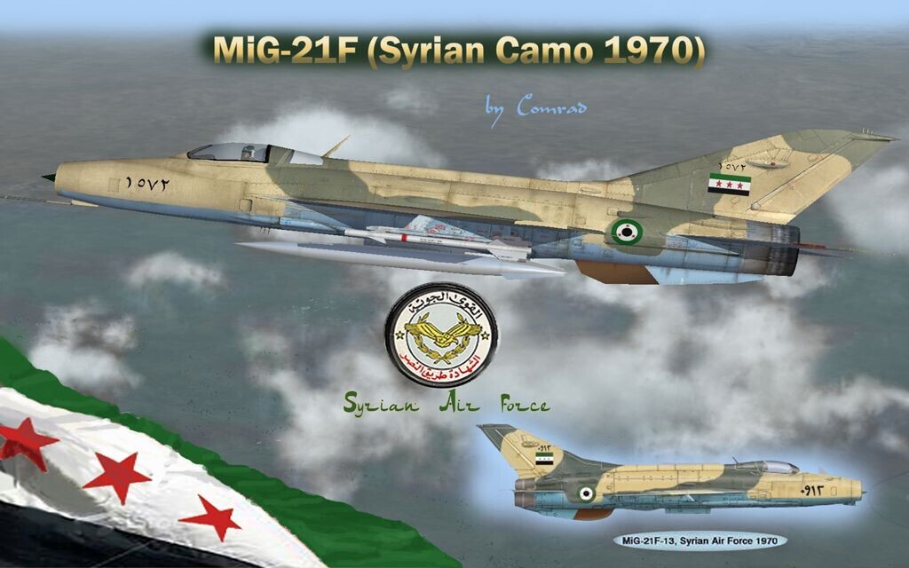 MiG-21F SyAAF Camo (1970)