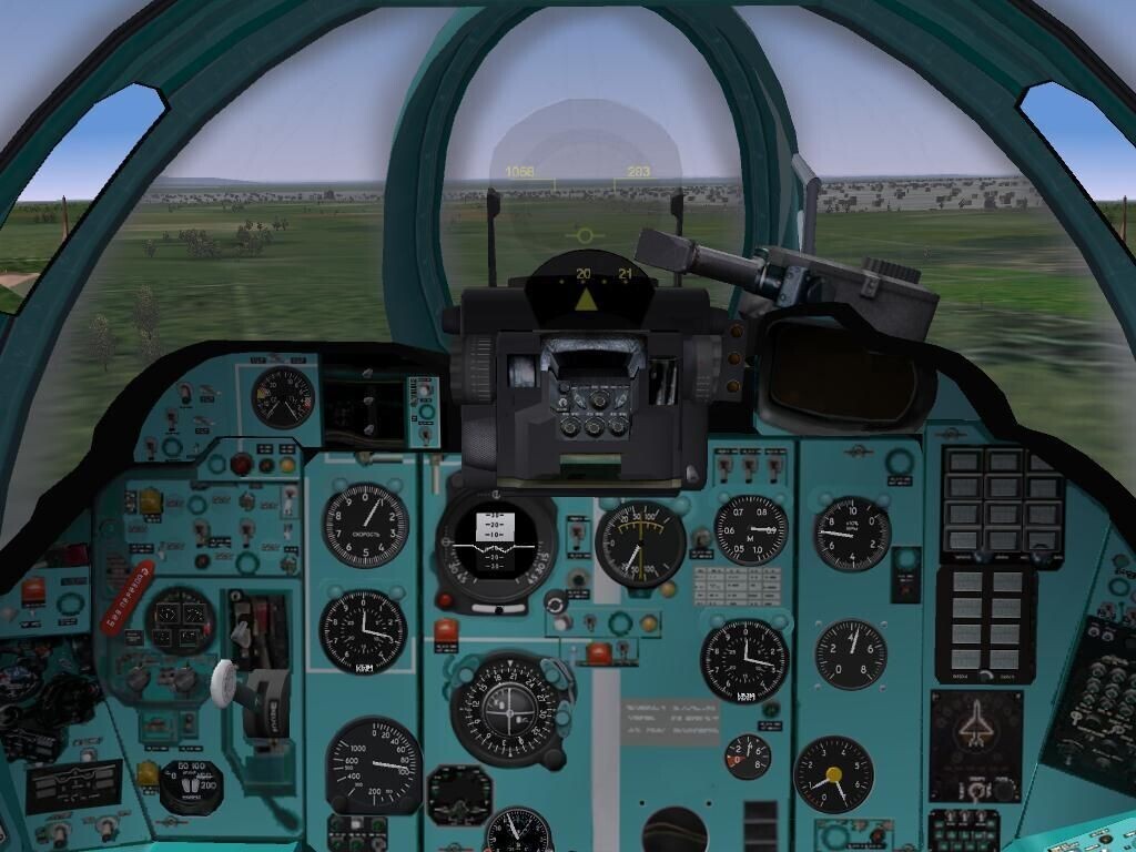 MiG-27K Cockpit with working HUD