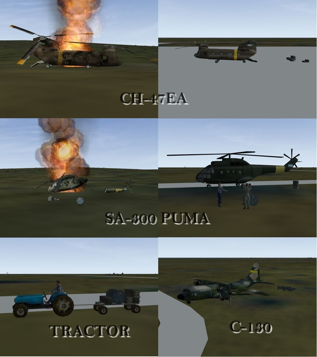 Static models for Malvinas