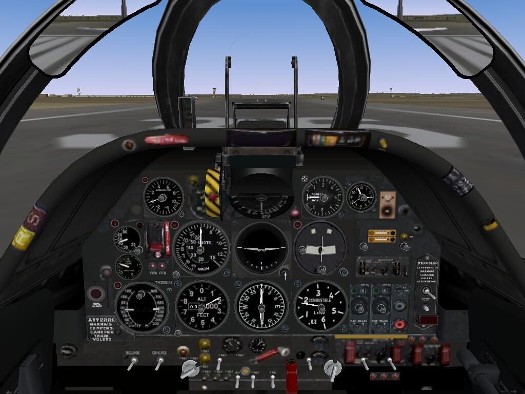 Dassault Mystere IVA Cockpit (Ajundair)