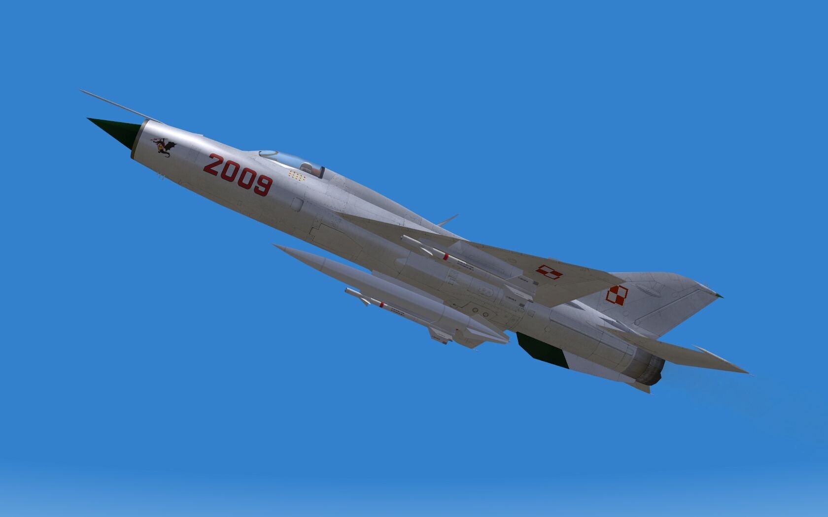MIG-21PF 10th PLM Silver (Poland)